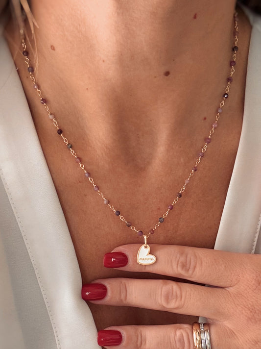 Collana Mamma zaffiro multicolore