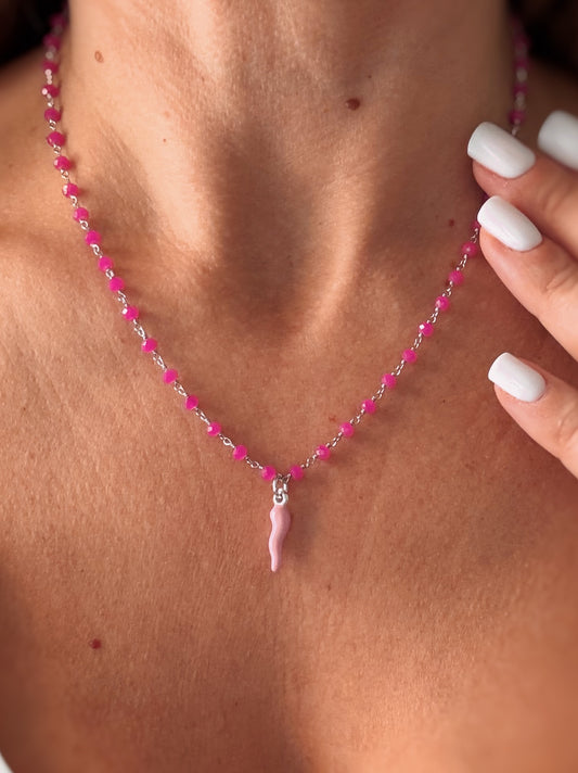 Cristalli e corno smaltato