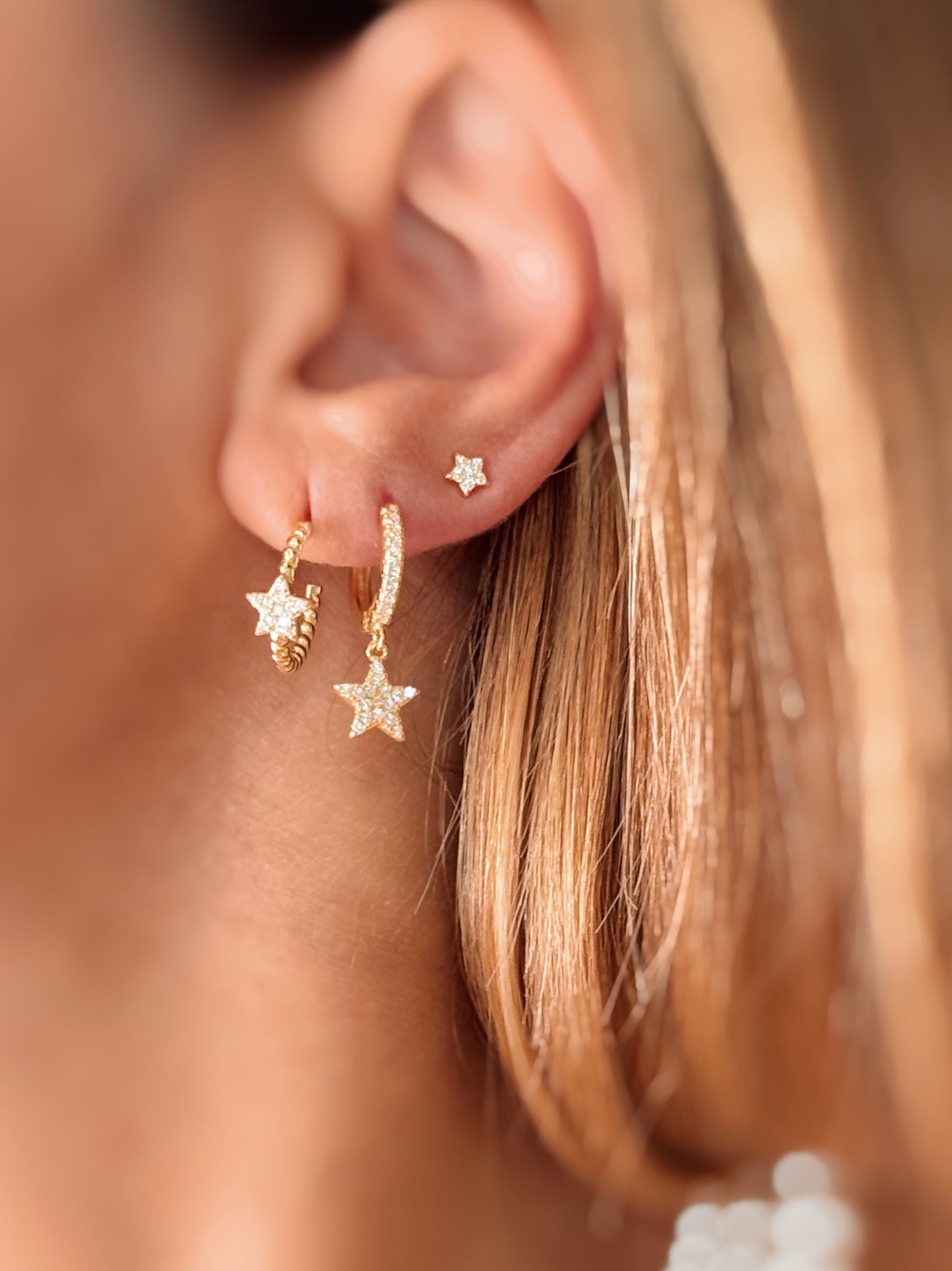 Cerchietti stella pendente