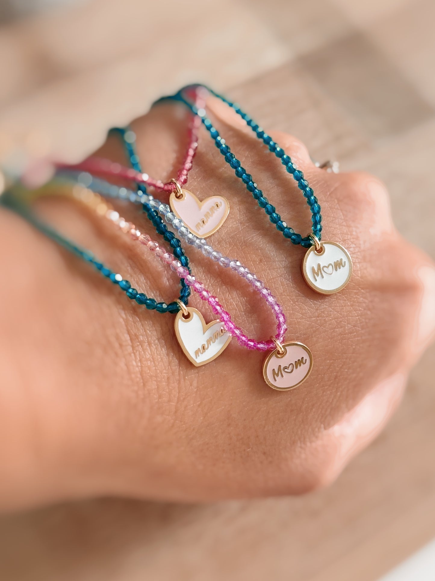 Collana Mom e cristalli