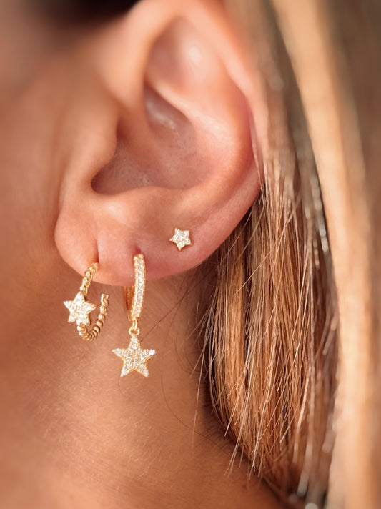 Cerchietti stella pendente