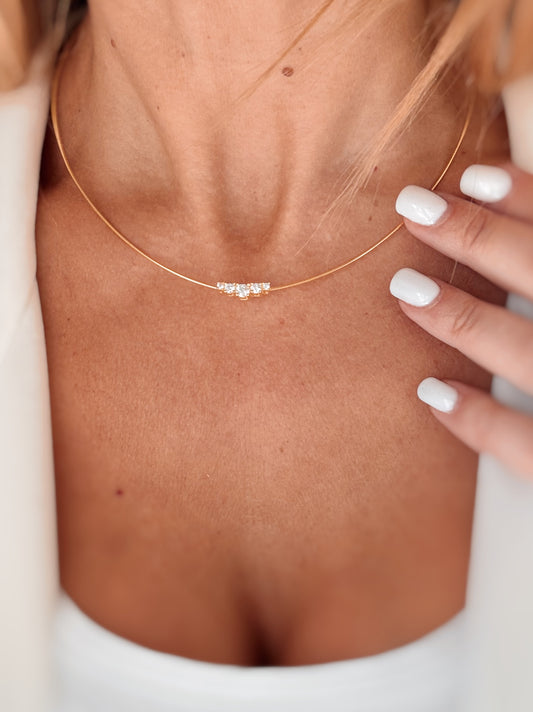 Collarino con punti luce