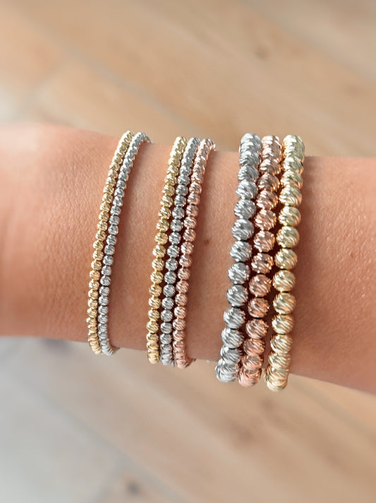 Bracciale sfere diamantate