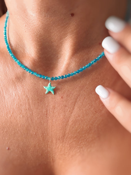 Girocollo Santorini e stella marina