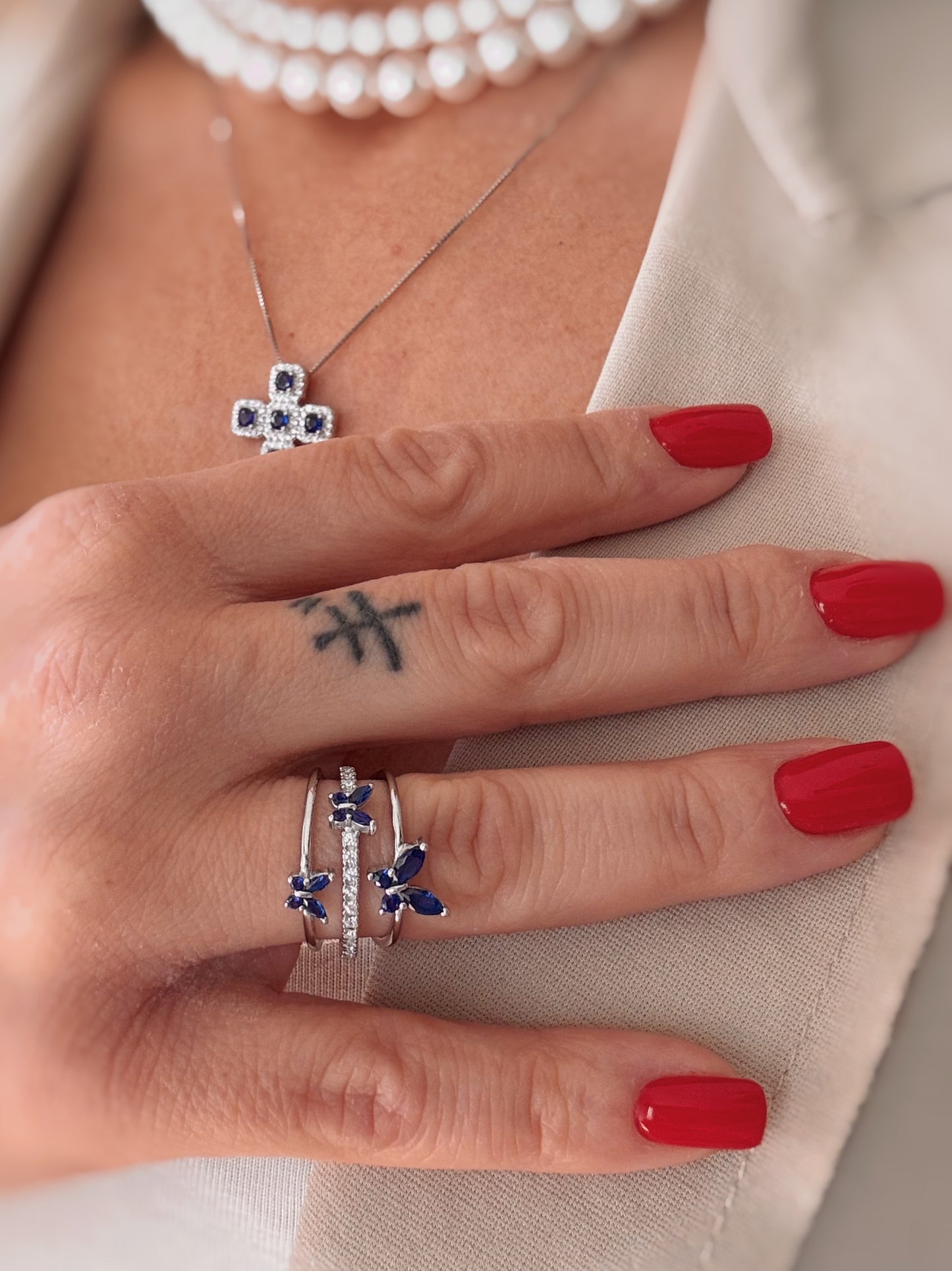 Anello farfalline