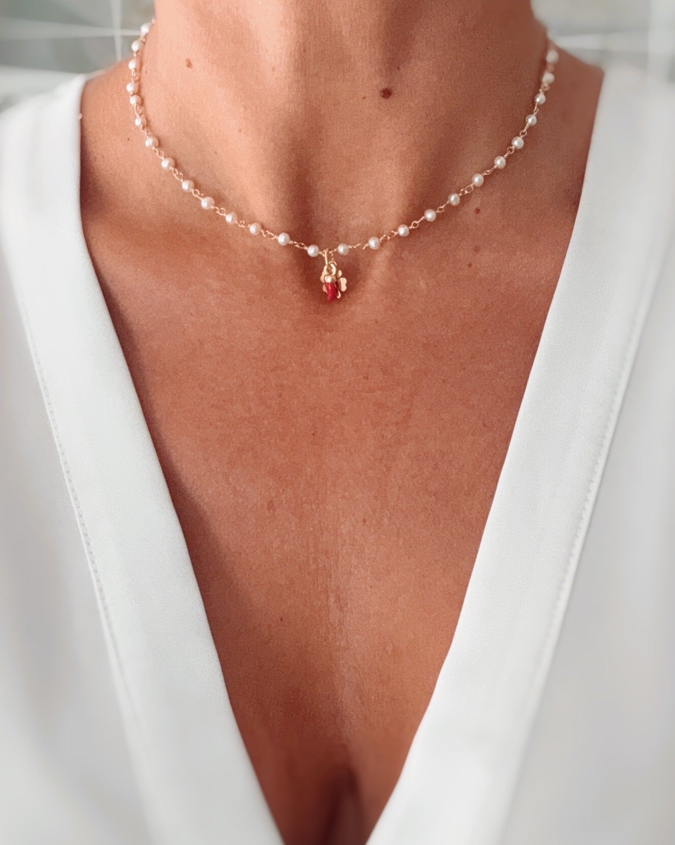 Choker perle e fortuna