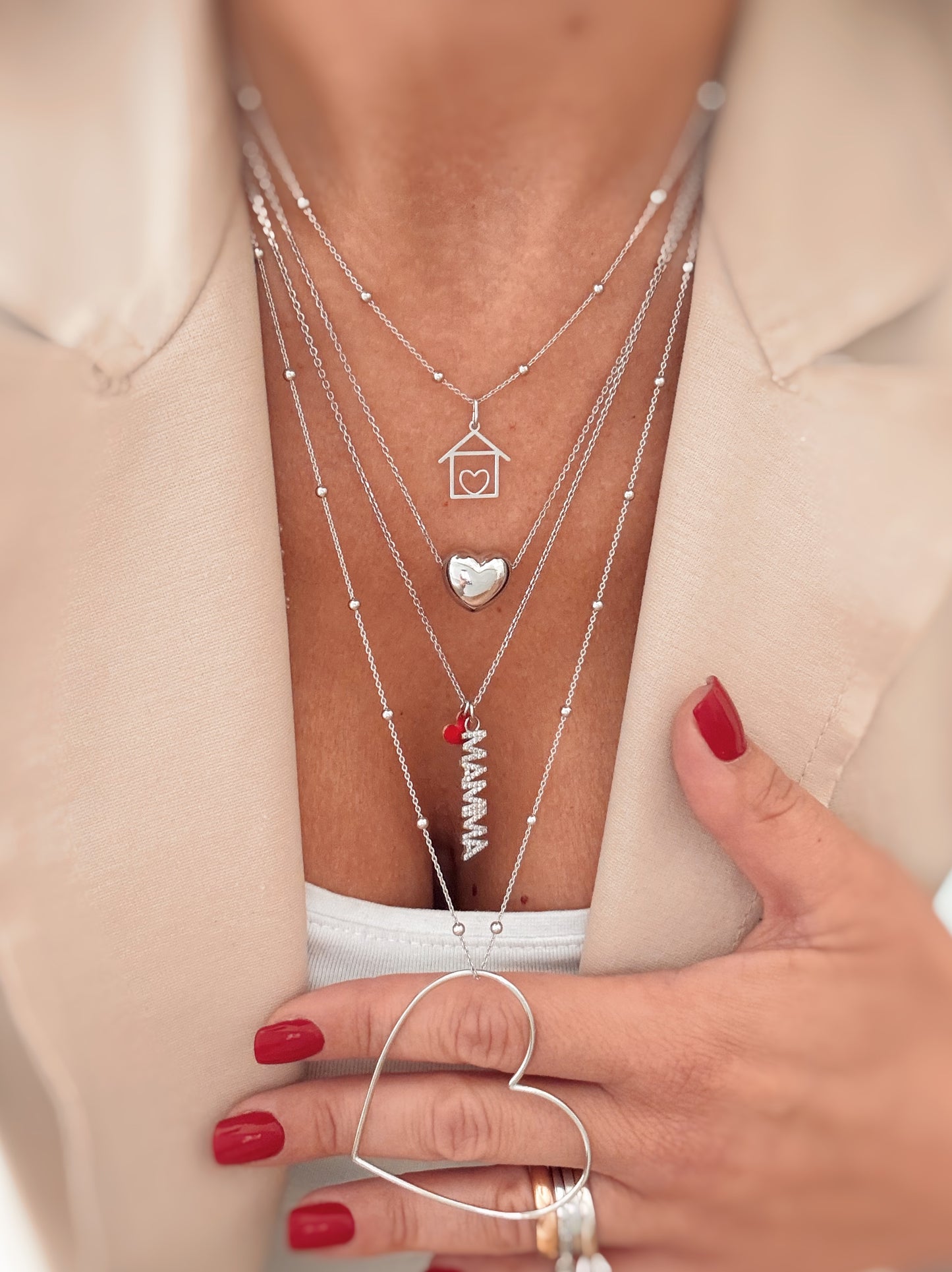 Collana cuoricino bomby