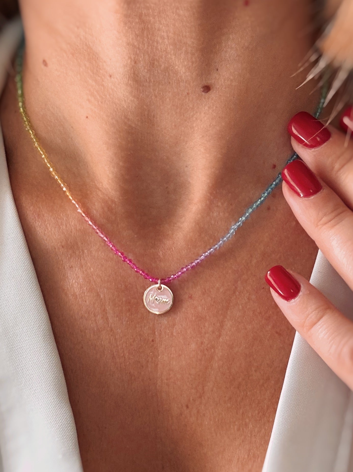 Collana Mom e cristalli