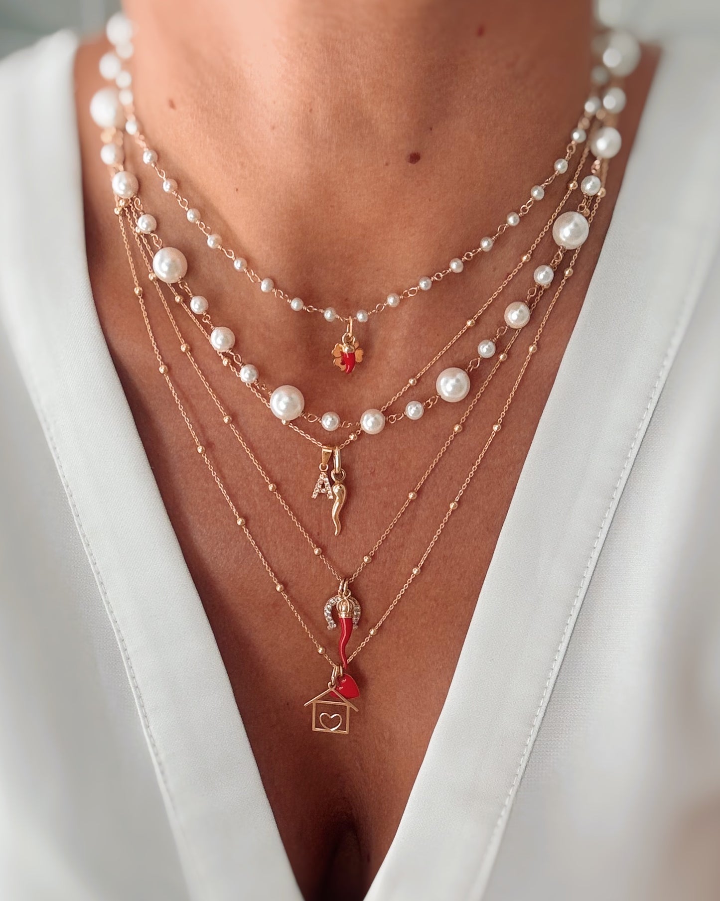 Choker perle e fortuna