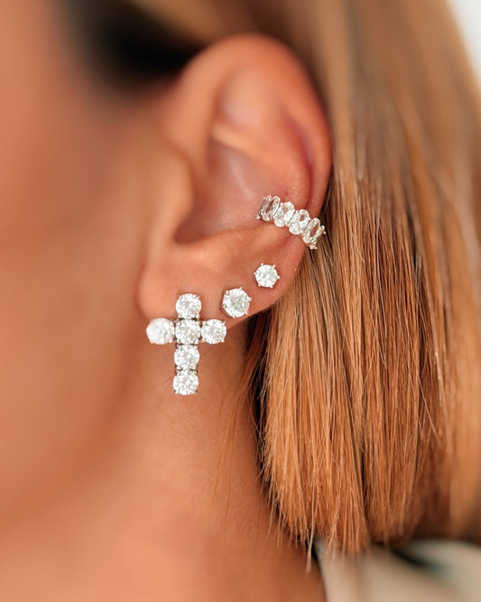 Orecchini croce big