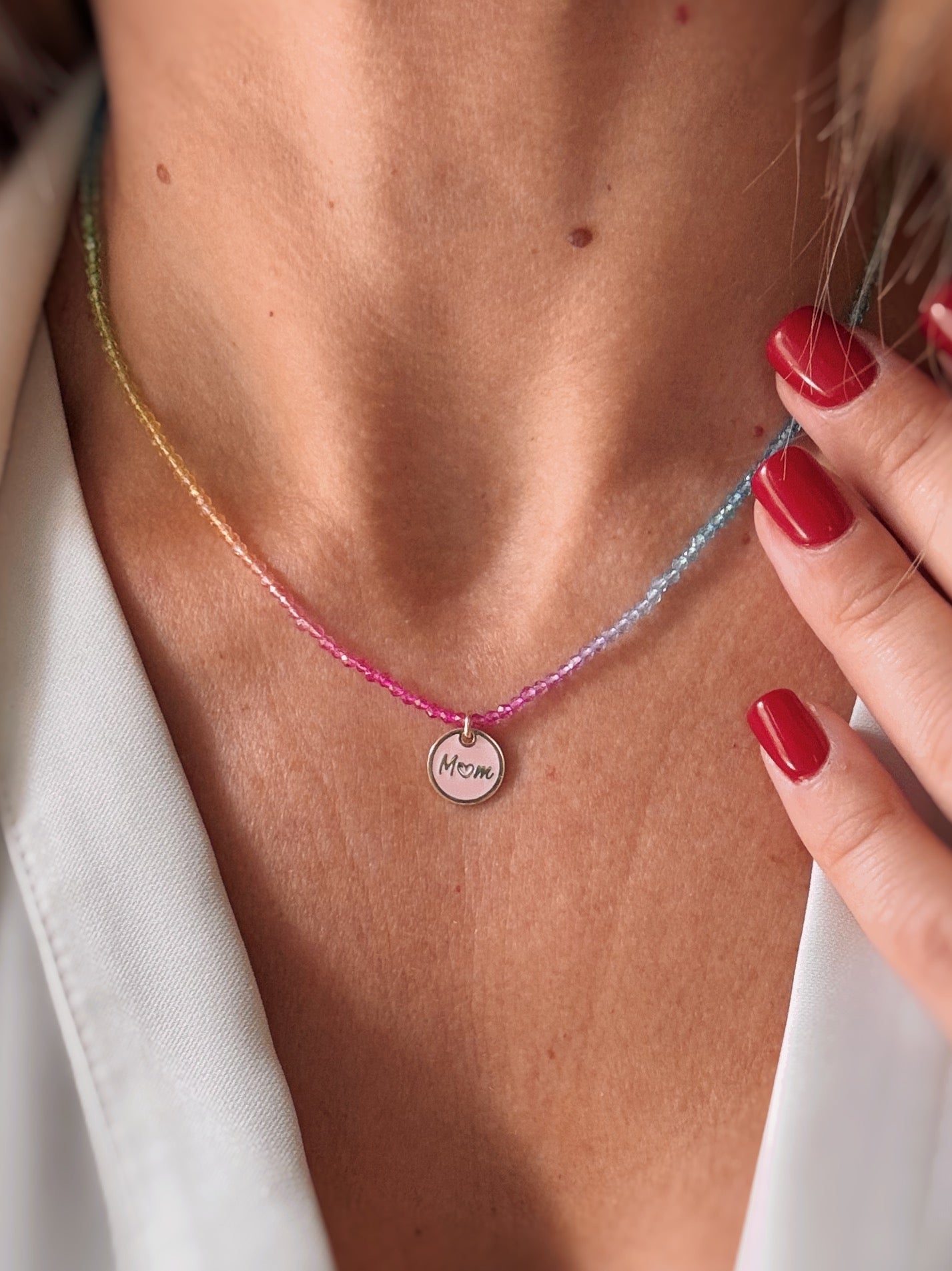 Collana Mom e cristalli