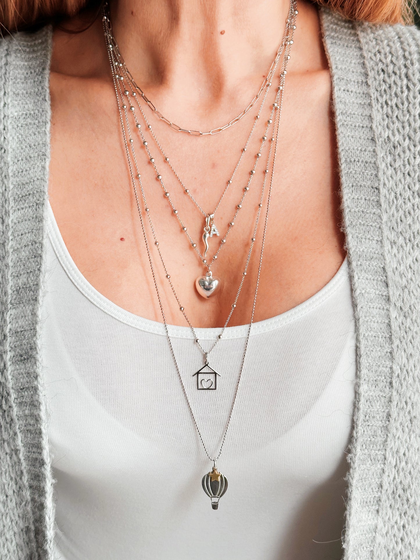 Collana mongolfiera (personalizzabile)
