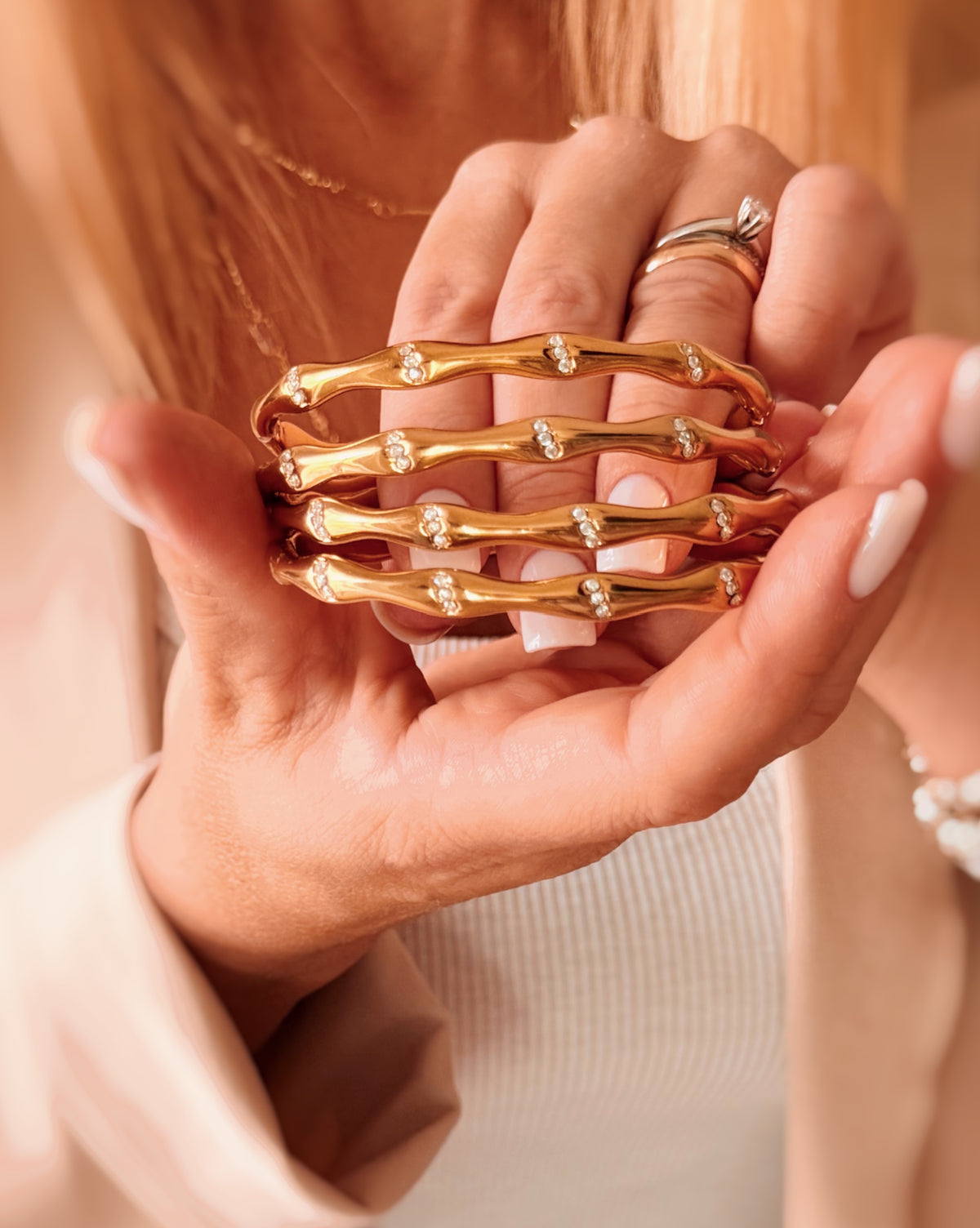 Bracciale rigido bamboo