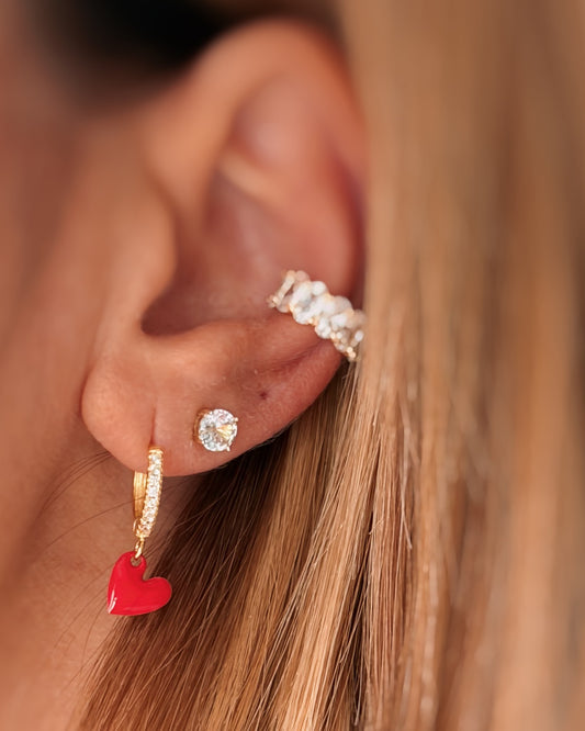 Monocerchietto e cuoricino smaltato