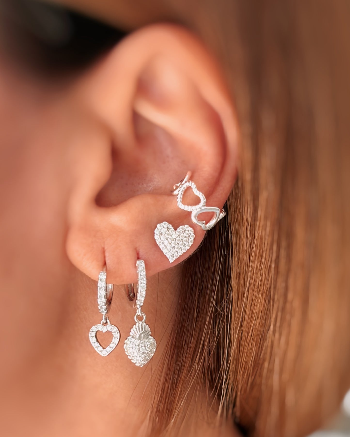 Orecchini cuoriciosi (vari colori)