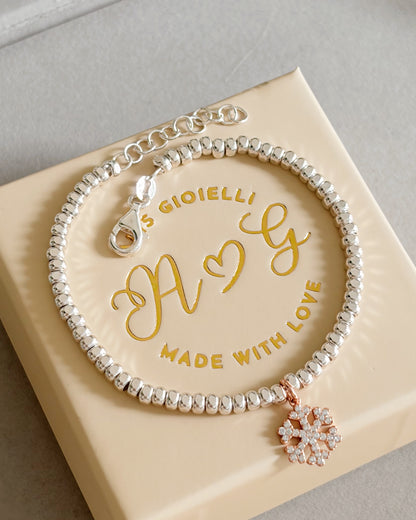 Bracciale fiocco di neve