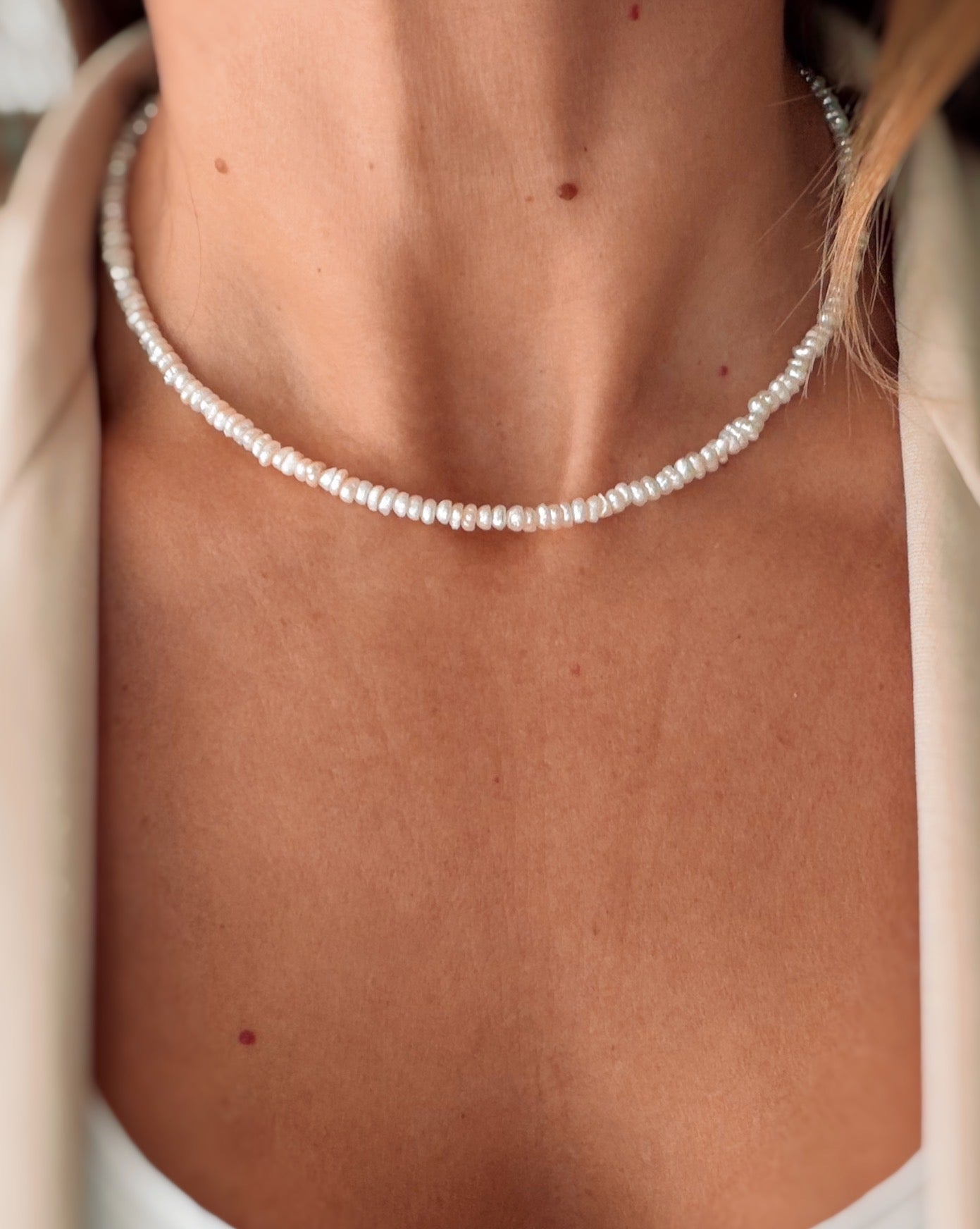 Collana perle irregolari