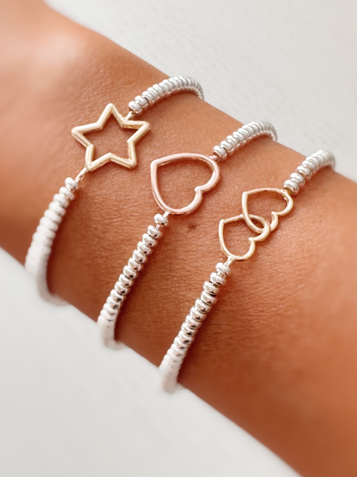 Bracciale rondelle e charms