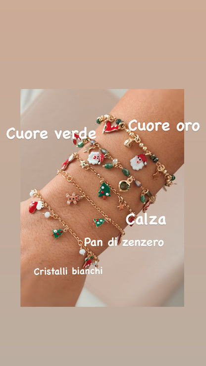 Bracciale multi charms di Natale