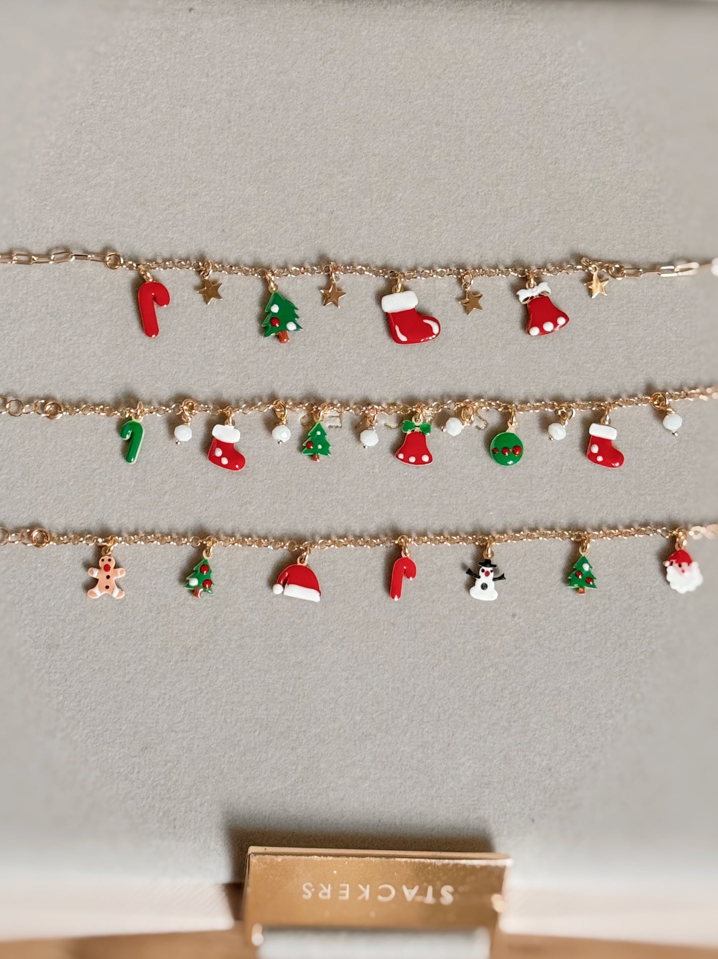 Bracciale multi charms di Natale