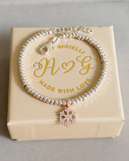 Bracciale fiocco di neve