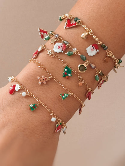 Bracciale multi charms di Natale