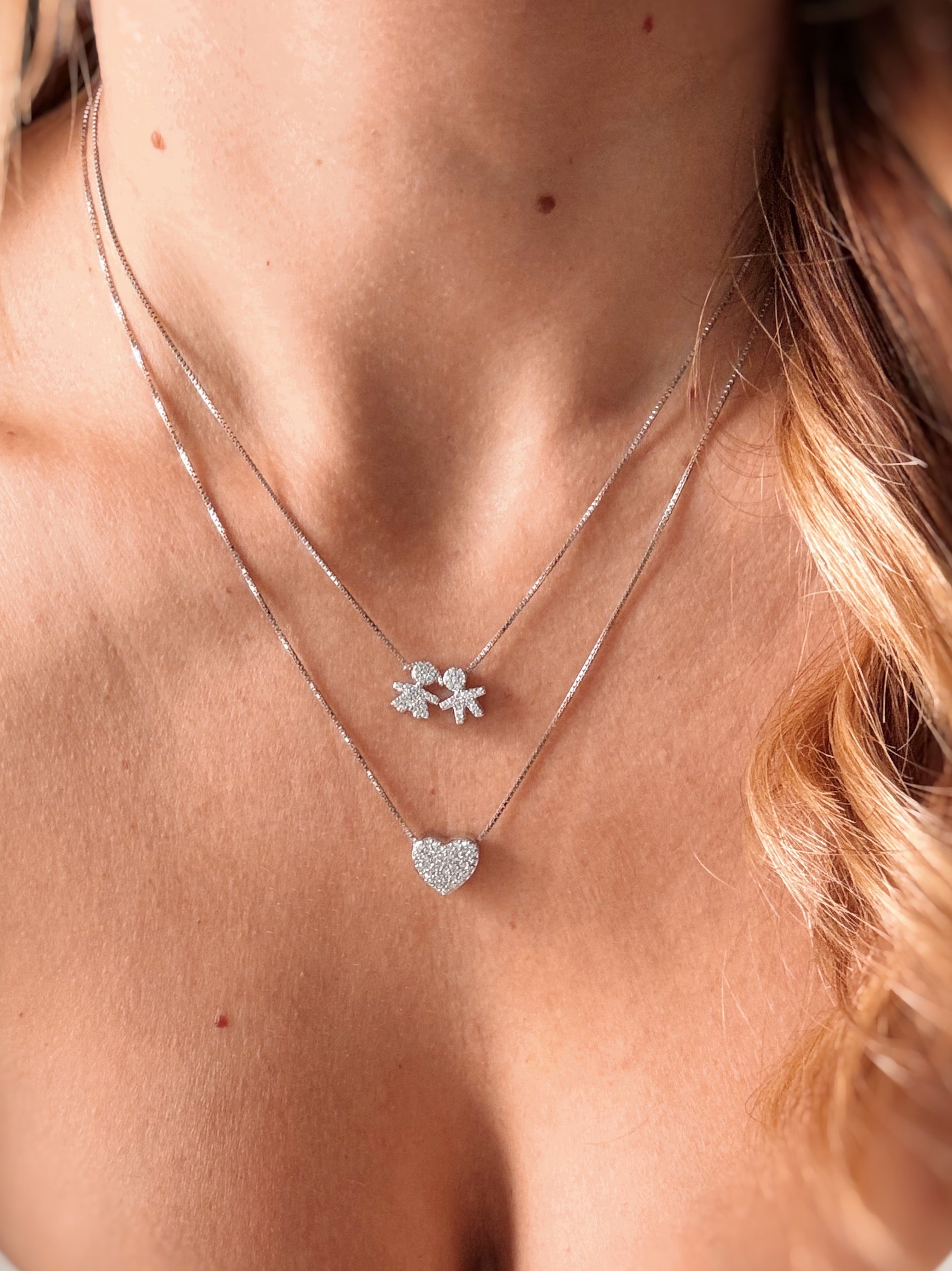 Sofia Milani TREE - Collana - silver coloured/argentato Sofia Milani TREE - Collana - silver coloured/argentato