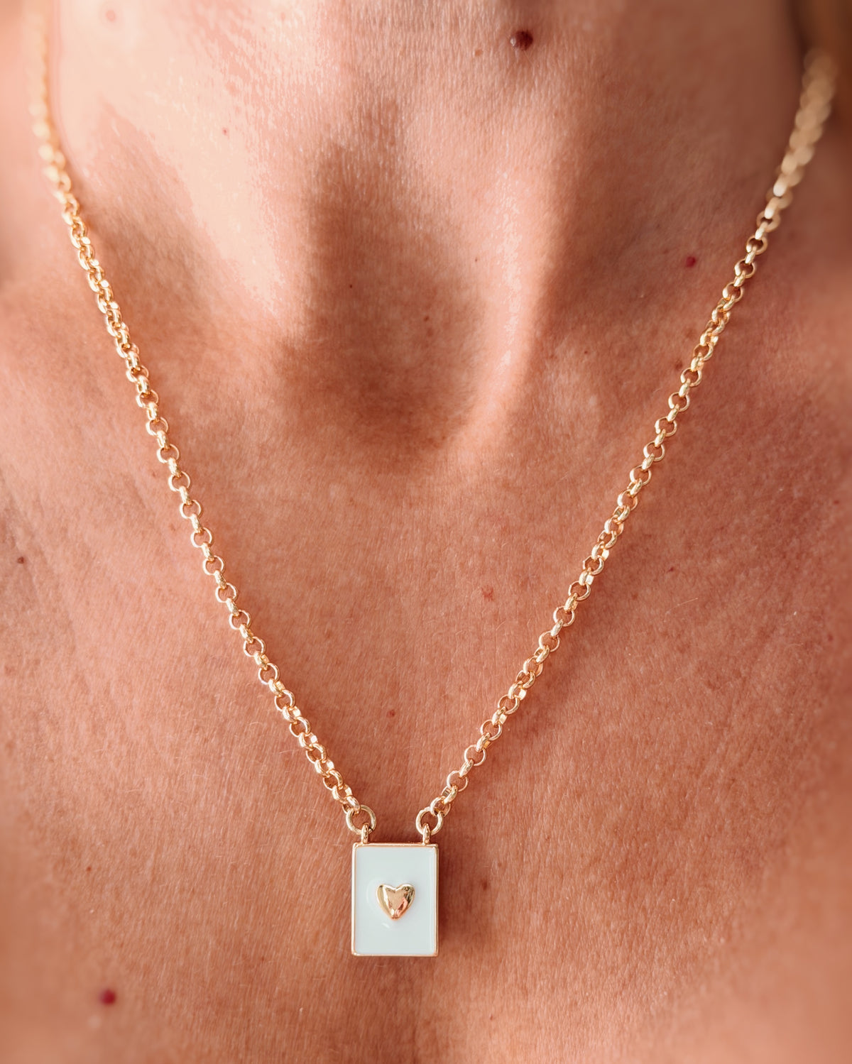Collana piastrina cuore