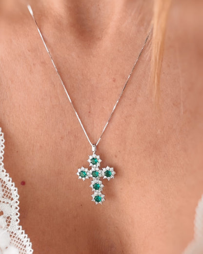 Collana croce luxury