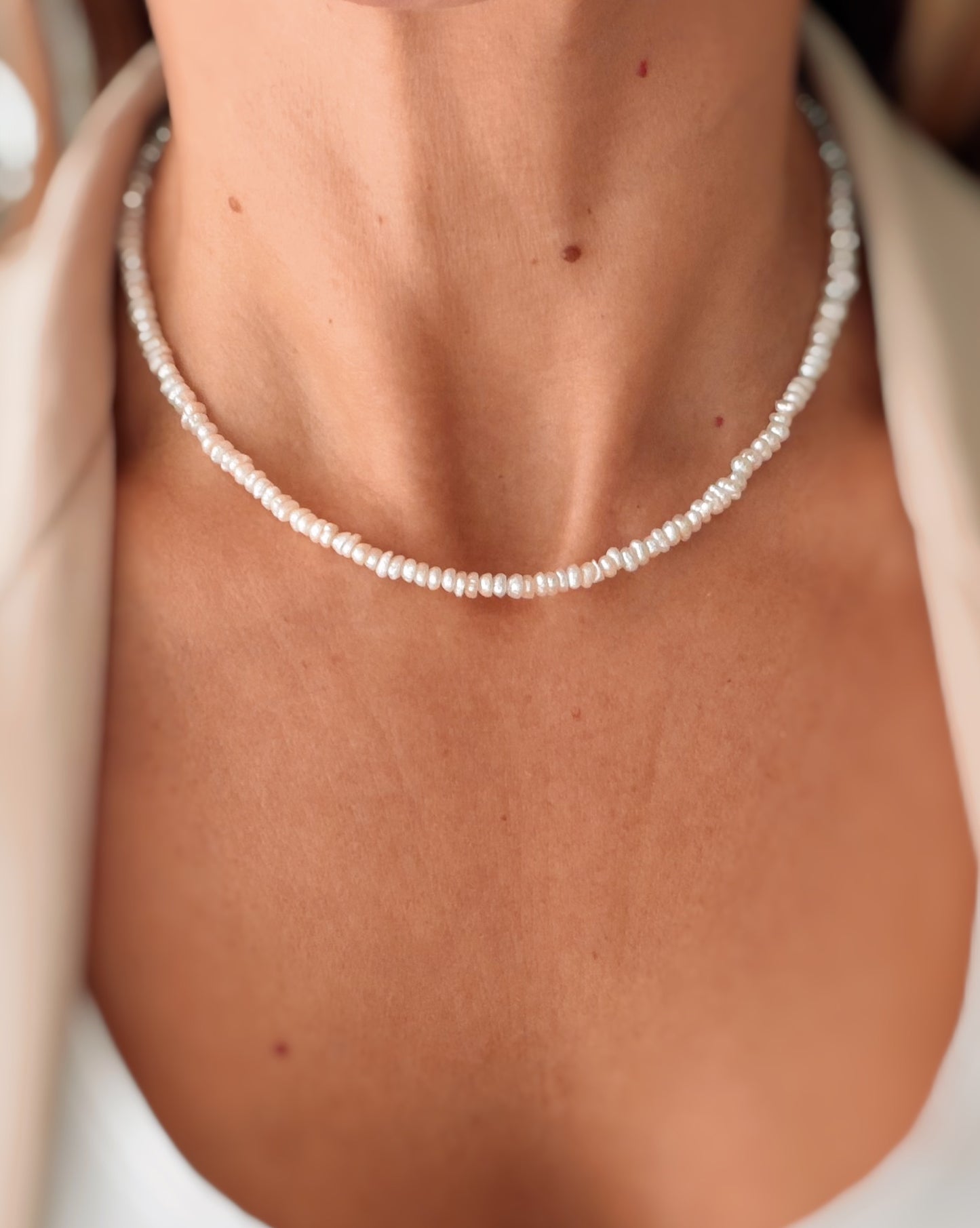 Collana perle irregolari