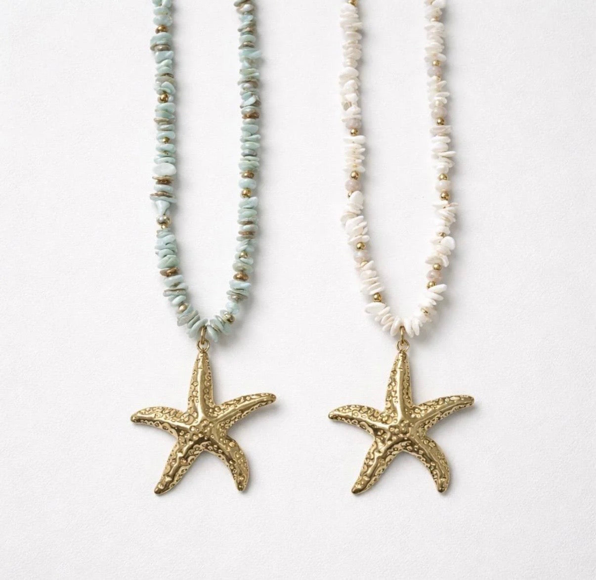 Collana stella e madreperla
