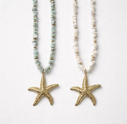 Collana stella e madreperla