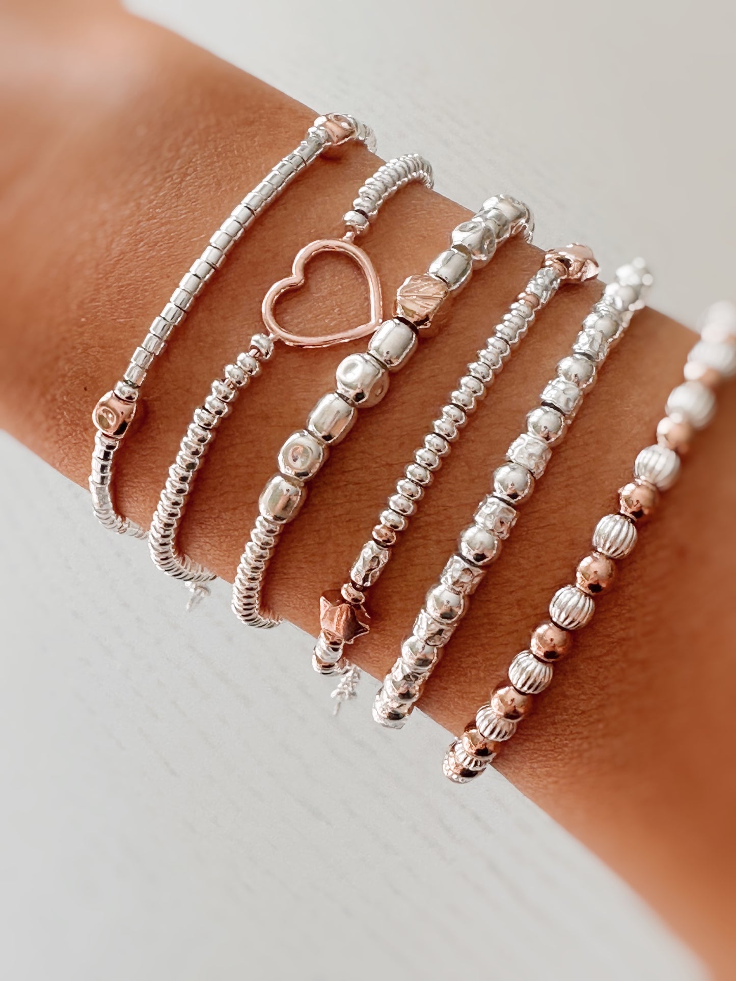 Bracciale rondelle e charms