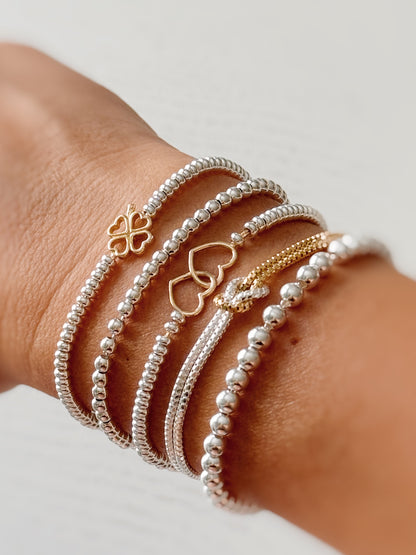 Bracciale rondelle e charm