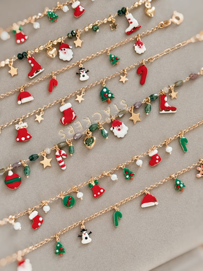 Bracciale multi charms di Natale