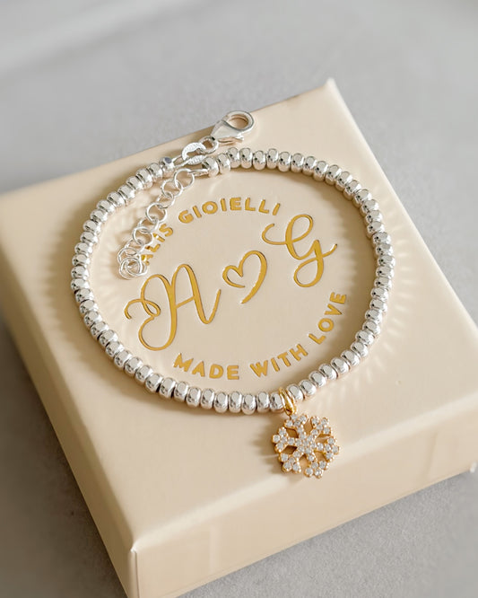 Bracciale fiocco di neve