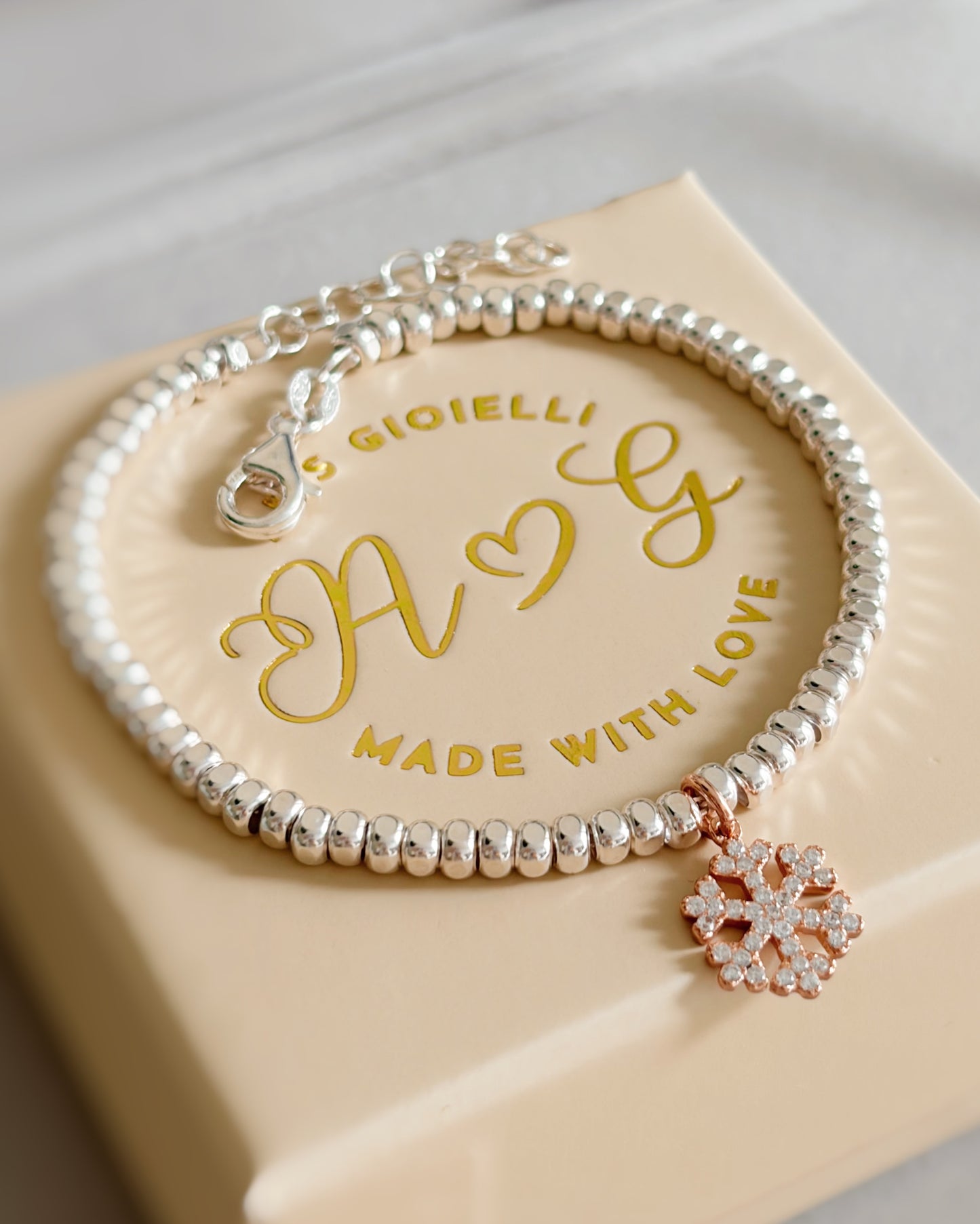 Bracciale fiocco di neve