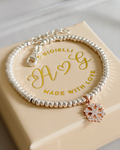 Bracciale fiocco di neve
