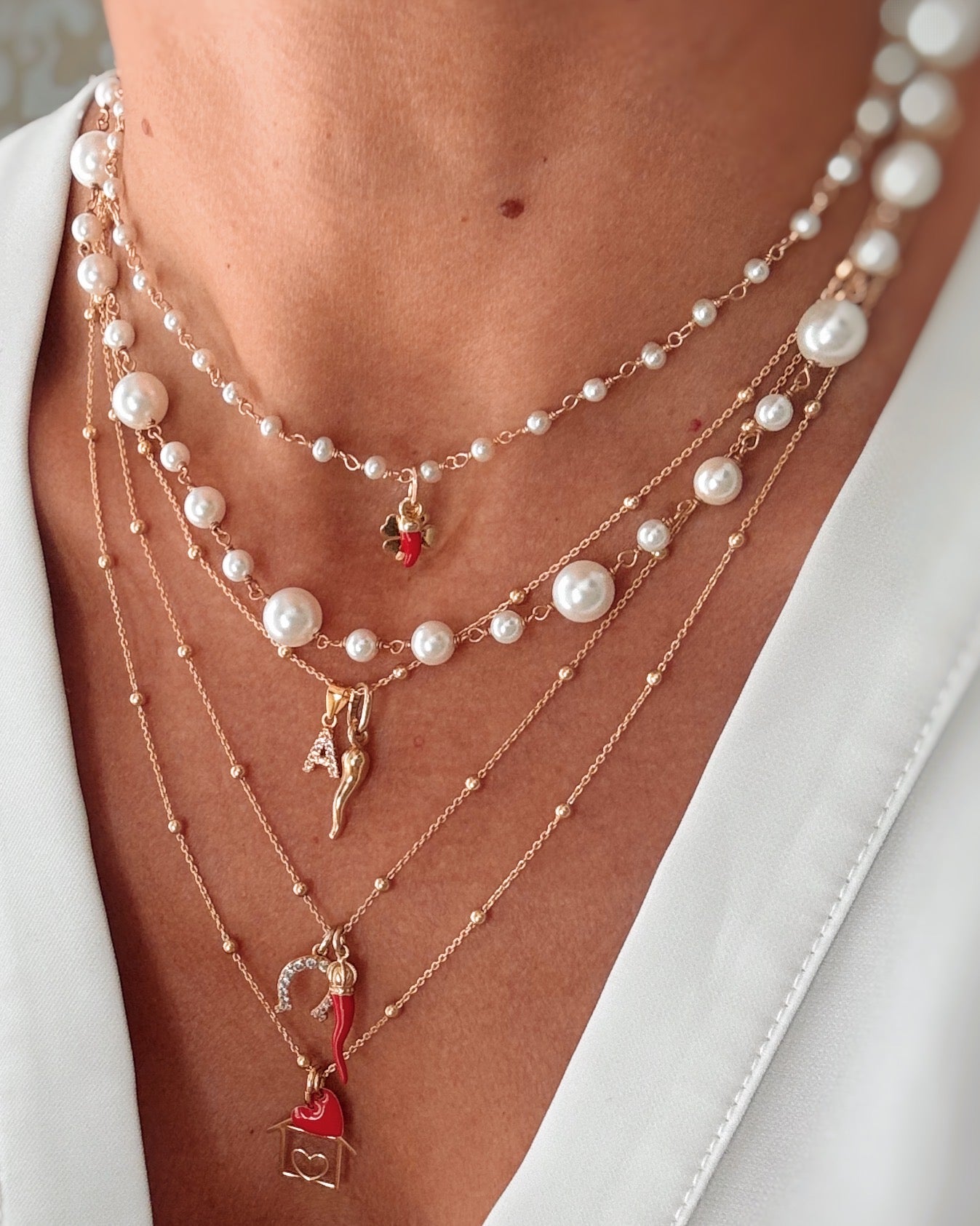 Choker perle e fortuna