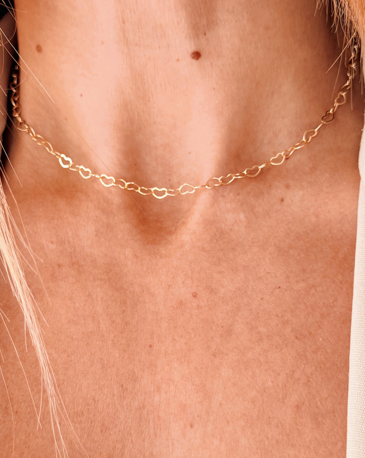 Collana choker cuoricini lovely