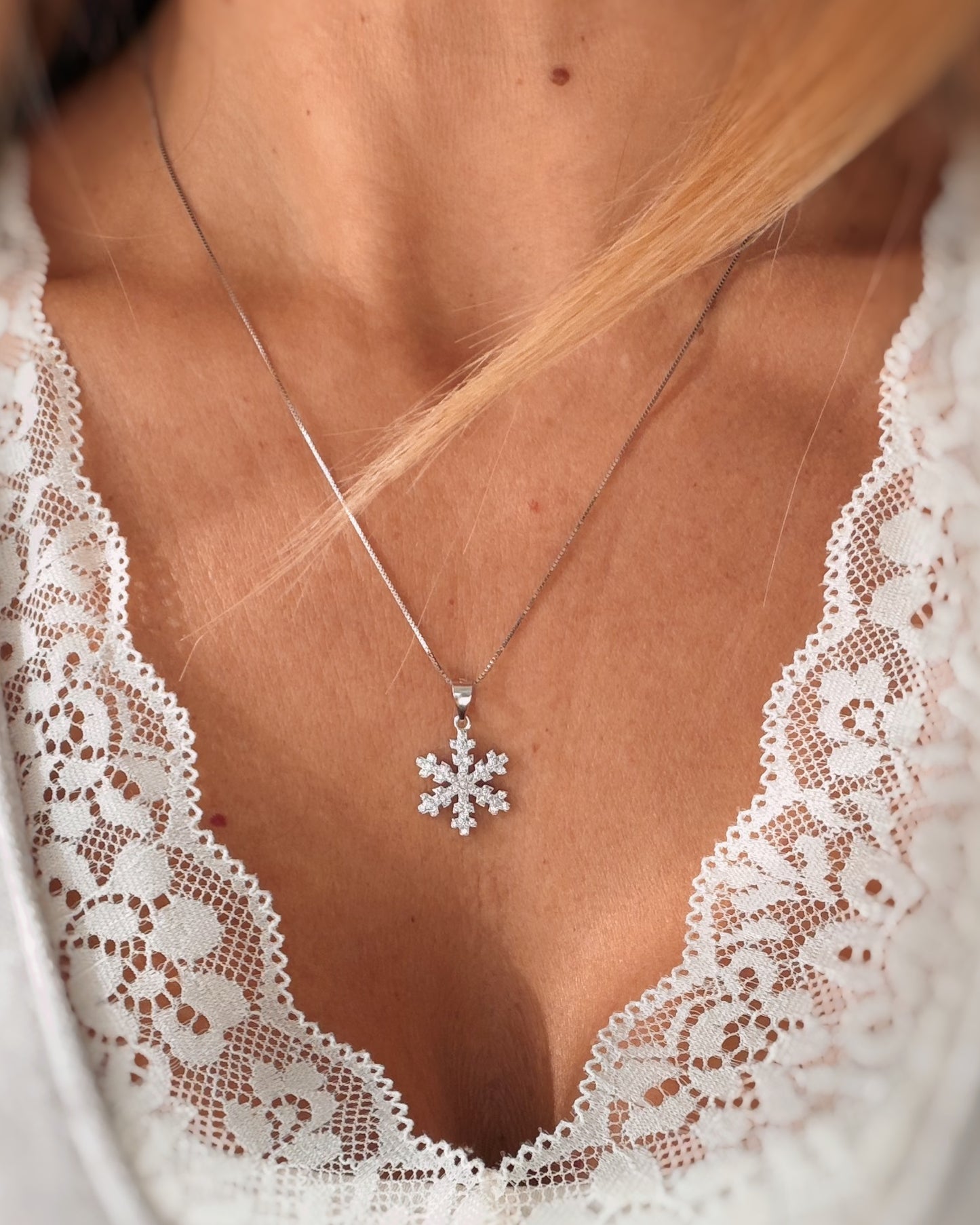 Collana Ana (fiocco di neve)