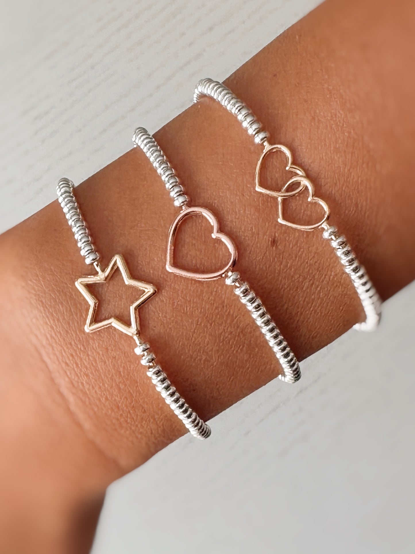 Bracciale rondelle e charms