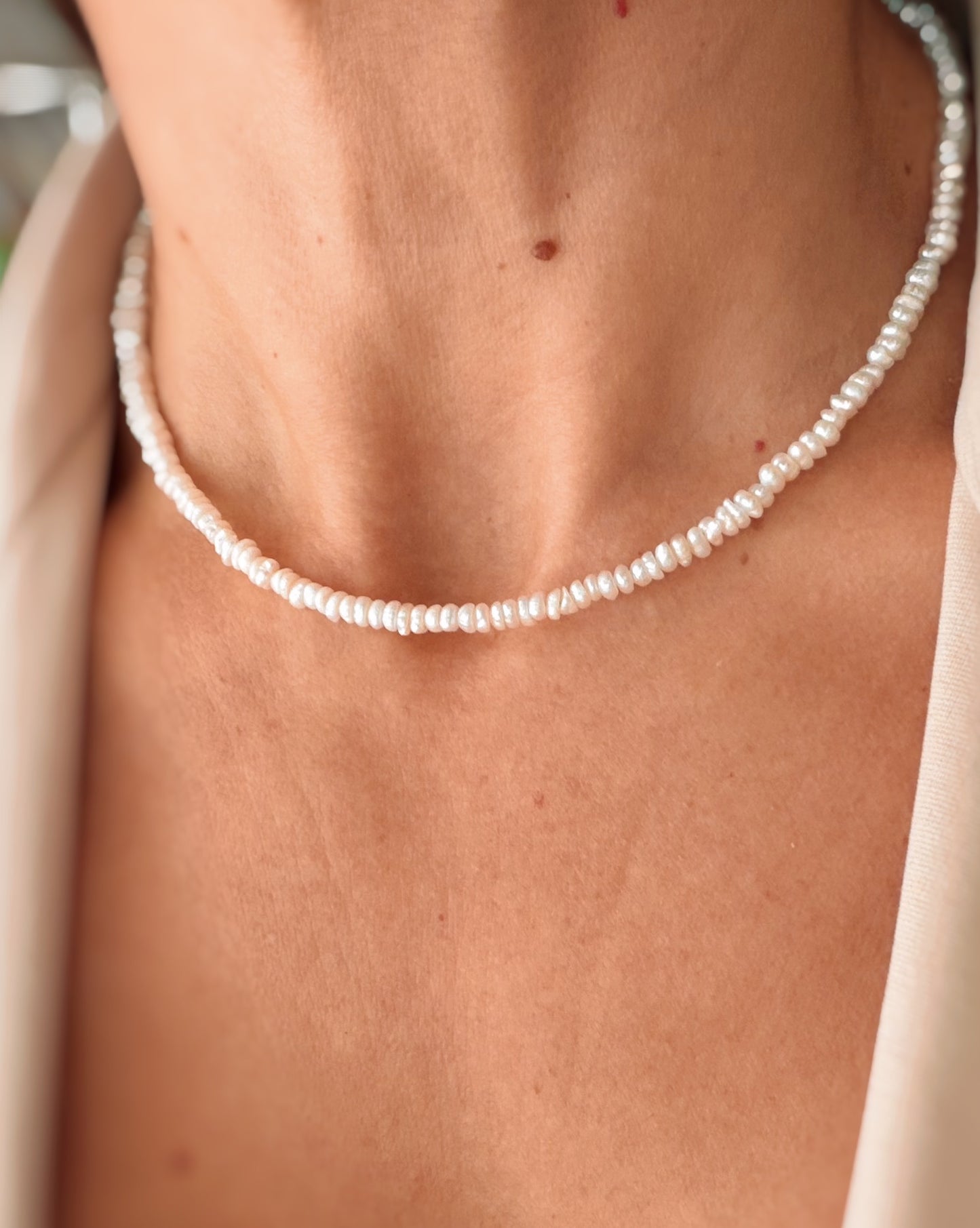 Collana perle irregolari