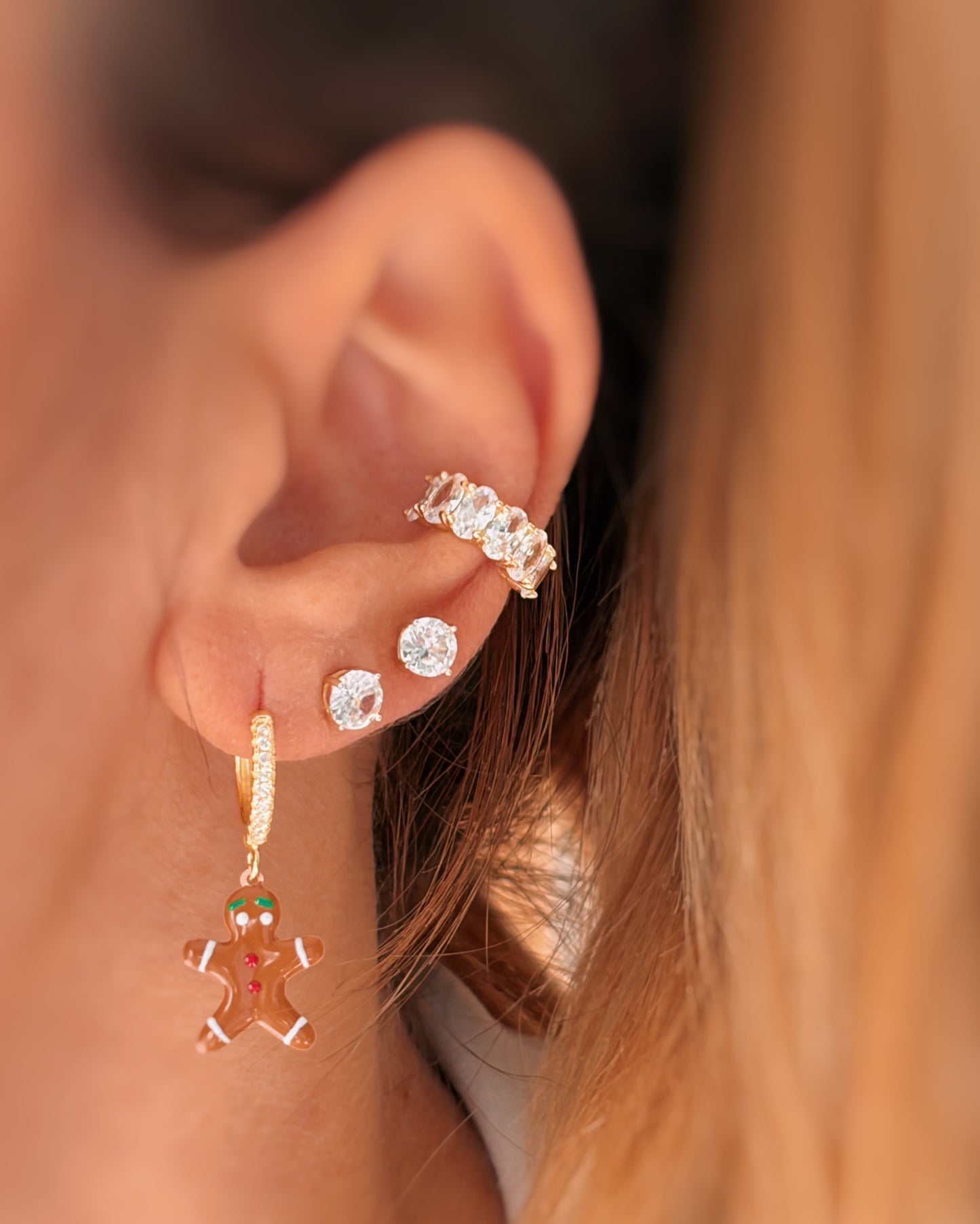 Monocerchietto pan di zenzero smaltato