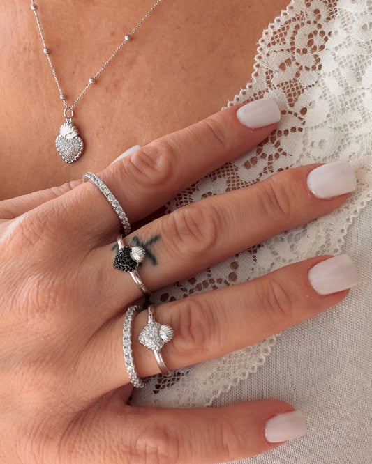 Anello cuore sacro