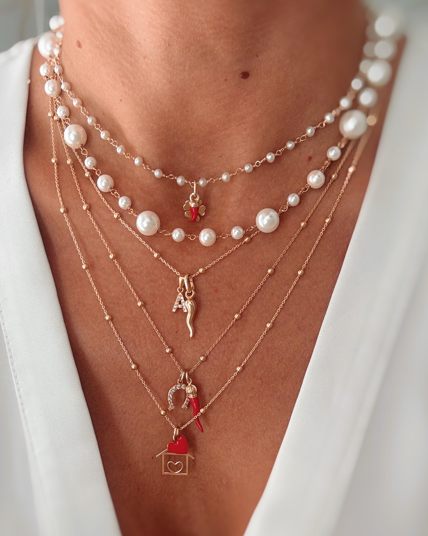 Choker perle e fortuna