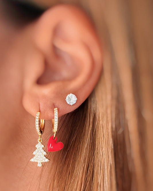 Monocerchietto e cuoricino smaltato