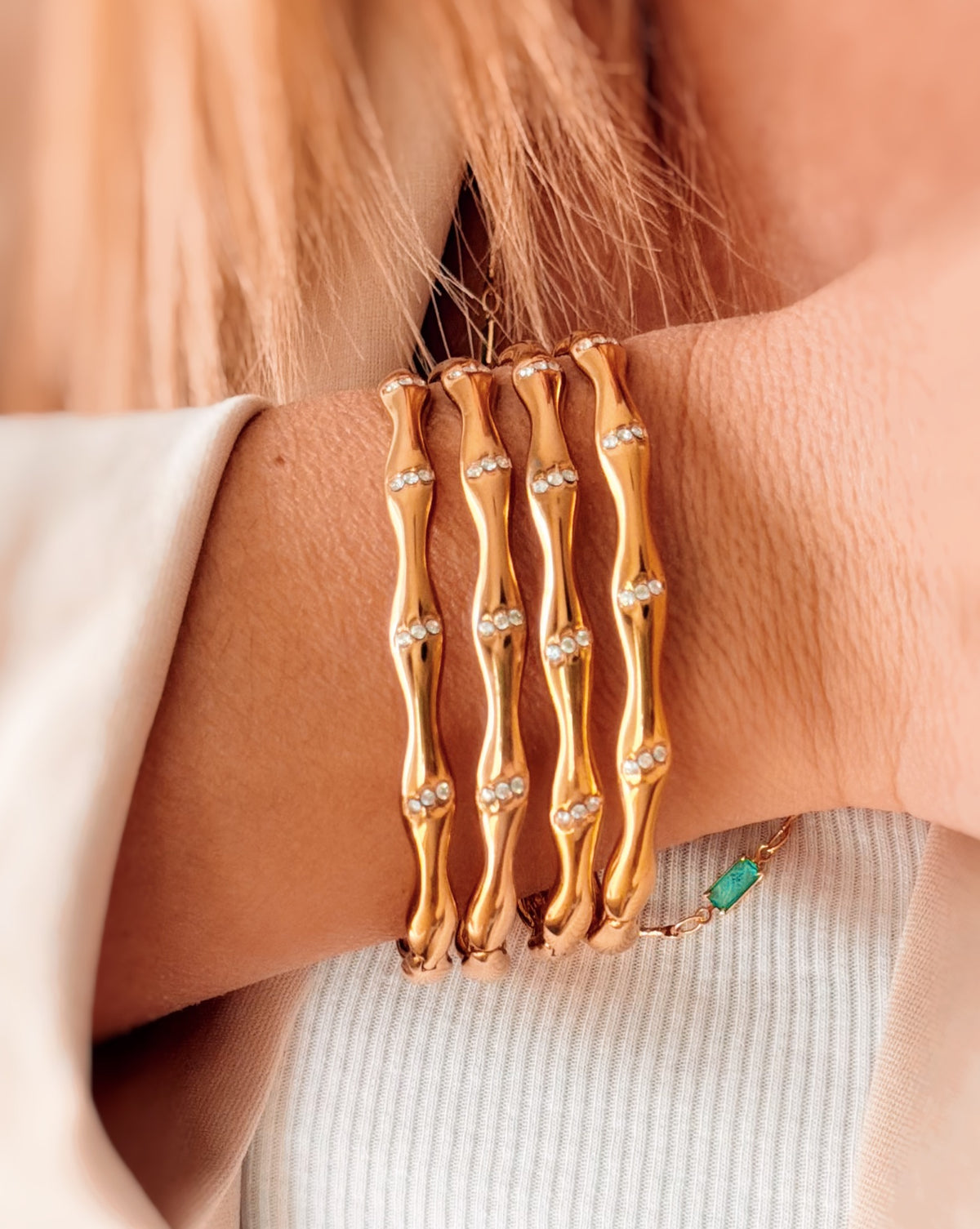 Bracciale rigido bamboo
