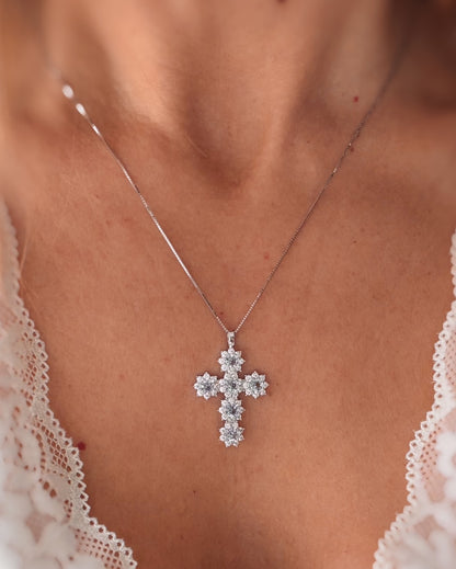Collana croce luxury