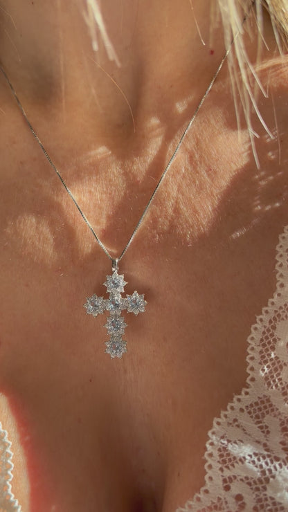 Collana croce luxury